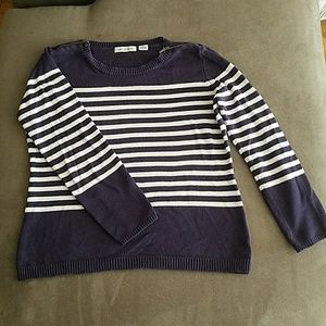 Liz Claiborne Striped Sweater size Large